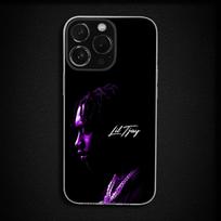 Rapper L-Lil Tjay 222 Phone Case For iPhone 16,15,14,13,12,11 Plus,Pro,Max,XR,XS,X,Plus,SE,Mini Transparent Soft Cover iPhone12 black