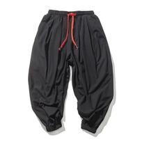 Men's Chinese Style Solid Color Cotton Linen Baggy Harem Pants Breathable Casual Joggers for Spring Autumn Streetwear M