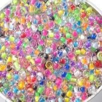 1000 vnt Spalvingas apvalus čekiško stiklo tarpiklis palaidi karoliukai papuošalų radiniai 2 mm 2mm 1000Pcs įvairiaspalvis