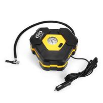 12V Car Auto Electric Air Compressor Tire Inflator Pump With Cigarette Lighter Plug black