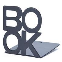 1 pora BOOK Letter Metalinių knygų lentynų Biuro dekoravimo neslystantys knygų laikikliai juoda