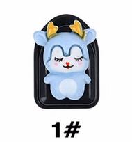 6pc Car Seat Back Cartoon Mini Hook Creative Cute Car Sticky Multifunctional Hook Interior Car Accessories