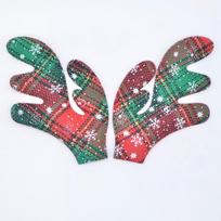 5Sets 85*120mm Antlers Scrapbooking DIY Stick on Elk Ear Padded Appliques Patches Flatback  Embellishment Supply įvairiaspalvis