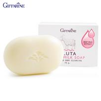 Giffarine Gluta ožkos pieno muilas, raminantis odos valiklis, suteikiantis natūralų odos grožį ir švytėjimą, 70 g 84019 70 g white