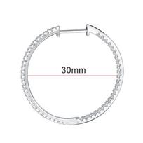 1 .2mm D Spalvos Moisanito Kilpiniai Auskarai Moterims 925 Sterlingų Sidabras Padengtas Baltuoju Auksu Auskarai-Vinukai Fine Jewelry Dovana