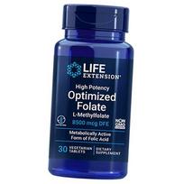 Optimizuotas folio rūgštis, didelio stiprumo optimizuotas folio rūgštis 8500, gyvenimo trukmės pratęsimas 30 vegtab (36346011) 30vtab