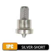 1-3 vnt. šešiakampis atsuktuvo antgalis magnetinis atsuktuvo laikiklio žiedas medžio apdirbimui pozicionavimo antgalis partijos galvutė elektrinio atsuktuvo rinkiniui 1pc Silver-Short