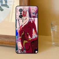 Silikoninis dėklas, skirtas Samsung Galaxy Note 20 Ultra 10 Plus 8 9 S23 5g S21 S22 S20 Darling In The Franxx Anime Zero Two Girl Cover Samsung Note 20