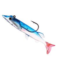 Plastic Night Lights Fishing Lure Crank Bait Hooks Minnow Bass Fish Crankbait Tackle