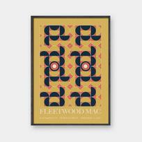 Fleetwood Mac koncerto plakatas populiarios muzikos albumas hip hop repo žvaigždė menas tapyba drobė plakatas sienos namų dekoravimas aukštos kokybės namai 21cm×30cm NoFrame