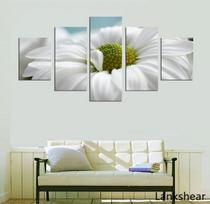 HD spausdintas drobės sieninis menas Modulinis plakatų karkasas Modernus 5 skydelių gėlių paveikslai Namų dekoravimas Svetainės Cuadros tapyba 20x35cm*2  20x45cm*2  20x55cm*1