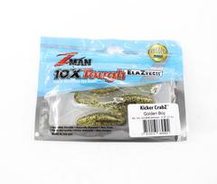 Zman Soft Lure Kicker CrabZ 3.5 Inch 3/Pack Golden Boy (4502)