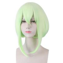Anime 30CM PROMARE Mad Burnish Lio Fotia Short Straight Heat Resistant Synthetic Hair Anime Cosplay Wig 30CM žalia