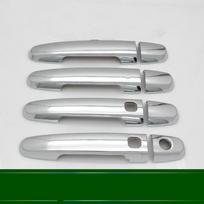 For Toyota Allion Premio T240 2001 2002 2003 2004 2005 2006  Carbon Fiber Chrome Car Door Handle Cover Trim Styling Siver 2 Buttons
