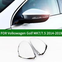 Skirta Volkswagen Golf MK7/7.5 GTI/TSI R 2014- automobilio šoninio galinio vaizdo veidrodėlio dangtelio apdaila Sportsvan chromo sidabro posūkio signalas