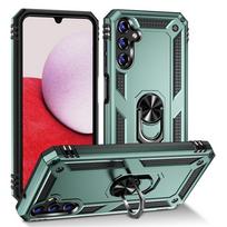 Shockproof Armor Ring Case For Samsung Galaxy A54 A53 A04S A14 A34 S20 S21 S22 S23 Ultra Plus Xiaomi Redmi Note 11 iPhone 14 13 12 11 Pro Max Cover For Samsung Galaxy A04 žalia