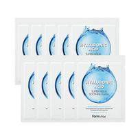 Farm Stay - Hialurono rūgštis Super Aqua raminamųjų kaukių rinkinys 10ea white