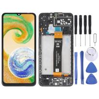 Skystųjų kristalų ekranas, skirtas Samsung Galaxy A04s SM-A047 skaitmenintuvui, visas komplektas su rėmeliu