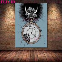 Star in the Eyes of Witches  Vintage Wall Art Oil Painting Moon Wizardry Worship and Crystal Art Poster 21cm×30cm NoFrame