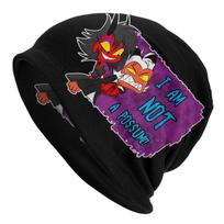 Moxxie Millie Bonnet Hat Hip Hop Street Skullies Beanies Hats Helluva Boss Anime for Unisex Women Knitting Hats Spring Caps One Size purple
