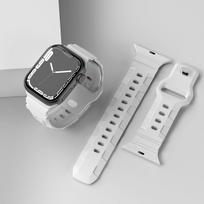 Silicone Strap For Apple Watch band 49/45/41/40/44/38/42 mm Rubber bracelet for iWatch series 3 5 6 se 7 8 Ultra band 42mm 44mm 45mm 49mm rožinė