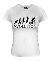Mountain Bike Evolution Of Ladies Unisex T-Shirt Tee Shirt Top S