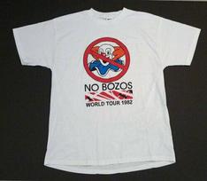 Van Halen No Bozos World Tour 1982 Vintage White Noel Unisex T-shirts S