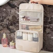 Travel makeup bag Portable waterproof large capacity storage bag Portable travel hang-up toiletry bag