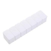 Pill Case Portable for Office Plastic 7 Grids Rectangular Tablets Splitter Case Practical Moisture-proof Can Be Reused rožinė