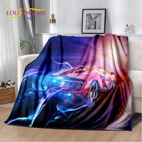 Sportinio automobilio koncepcinis automobilis Minkštas pliušinis pledas, Flanelinis pledas Miegamojo svetainės lovos sofos iškylos dangalas Bettdecke 75x100cm (30x40inch)