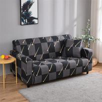 Geometry sofos užvalkalas Stretch spandex L formos sofos užvalkalai Chaise Longue sofos užvalkalai baldų apsaugos dėklas S 1 seater 90-140cm