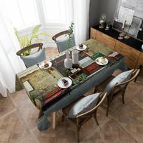 Gatvės lempa Reklaminių išmatų staltiesė Šventinis dekoras Vandeniui atspari stačiakampė staltiesė Vestuvių dekoro stalo danga 4pcs 33x48 Table mat gray