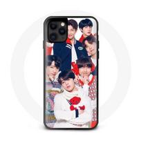 Dėklas - maniacase - Iphone 13 Mini - Juodas - Minkštas - BTS Plakatas Nariai juoda