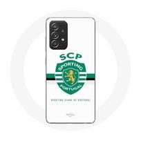Case - Maniacase - Samsung Galaxy A52 - Soft - Black - Sporting Portugal juoda