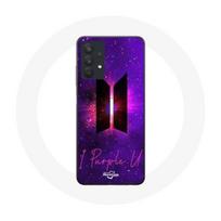 Coque pour Samsung Galaxy A32 5G Bangtan Sonyeondan Logo BTS Concept Violet violetinė