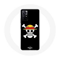 Coque pour Xiaomi Redmi Note 11s 5G One Piece Manga Tete de Mort Fond Noir juoda