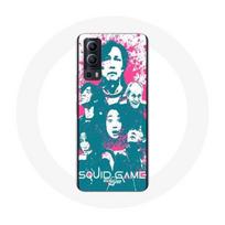 Coque Vivo Y72 Squid Game Affiche personnages logo