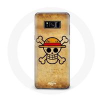 Coque pour Samsung Galaxy S8 One Piece Manga Tete de Mort