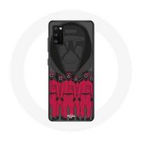 Coque pour samsung galaxy S20 plus Squid Game Affiche masques personnages