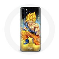 Coque pour Huawei P30 Son goku dragon ball corps enervé