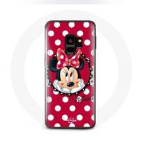 Coque pour Samsung Galaxy S9 plus Minnie Mouse Dessin animé Rouge
