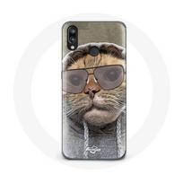 Coque pour Huawei P20 Lite Chat avec une capuche photo drole Animaux