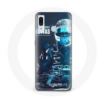 Coque pour Samsung Galaxy A40 Formule 1 Valtteri Bottas Pilote de F1 Noir juoda