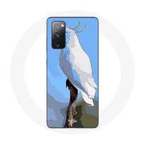 Coque pour Samsung Galaxy S20 FE Cacatoès Perroquets blanc Oiseaux balta