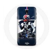 Coque pour Samsung Galaxy S5 Formule 1 Max Verstappen Pilote automobile F1 Bleu