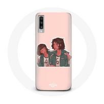 Coque pour Samsung Galaxy A50 Squid Game Ji Yeong Et Kang Sae Byeok