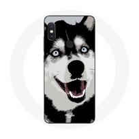 Coque pour Xiaomi Redmi Note 5 Pro Husky de Sibérie Yeux Bleus