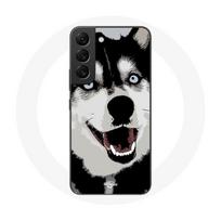 Coque pour Samsung Galaxy S22 Husky de Sibérie Yeux Bleus