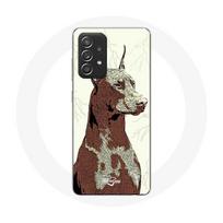 Coque pour Samsung Galaxy A52 Doberman Race de chiens