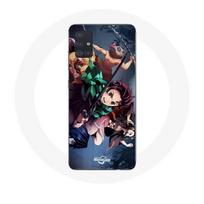 Coque pour Samsung Galaxy A71 Tanjiro Nezuko et Inosuke Slayer Kimetsu no Yaiba Manga